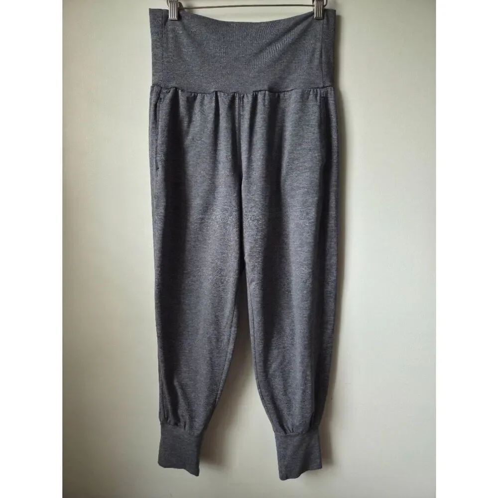 EUC AERIE SUPER SOFT HEATHERED GREY JOGGER PANTS SIZE M